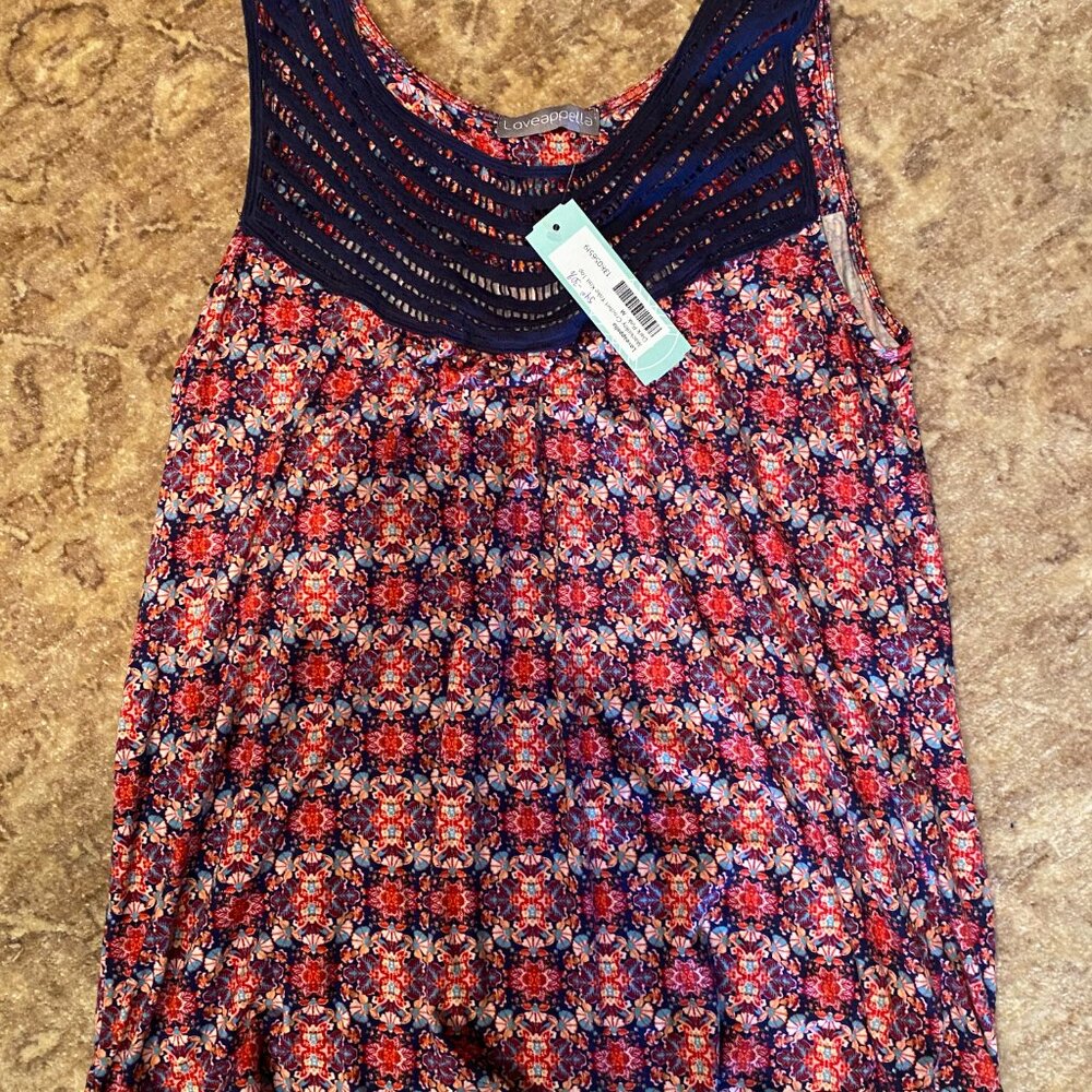 Stitch Fix Loveappella Knit Yoke Top